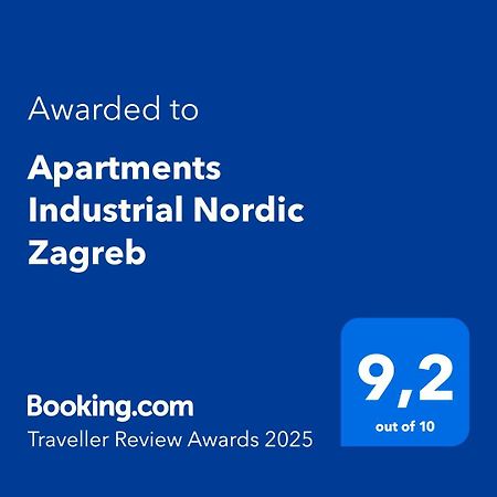Apartments Industrial Nordic 자그레브 외부 사진